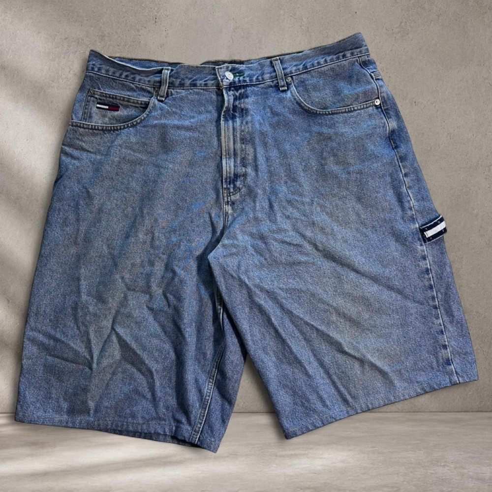 Tommy Jeans blue denim shorts